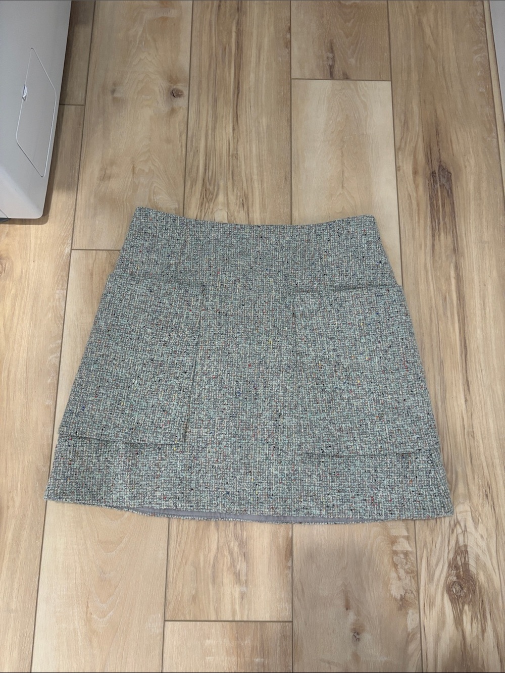 COS wool-blend tweed mini skirt